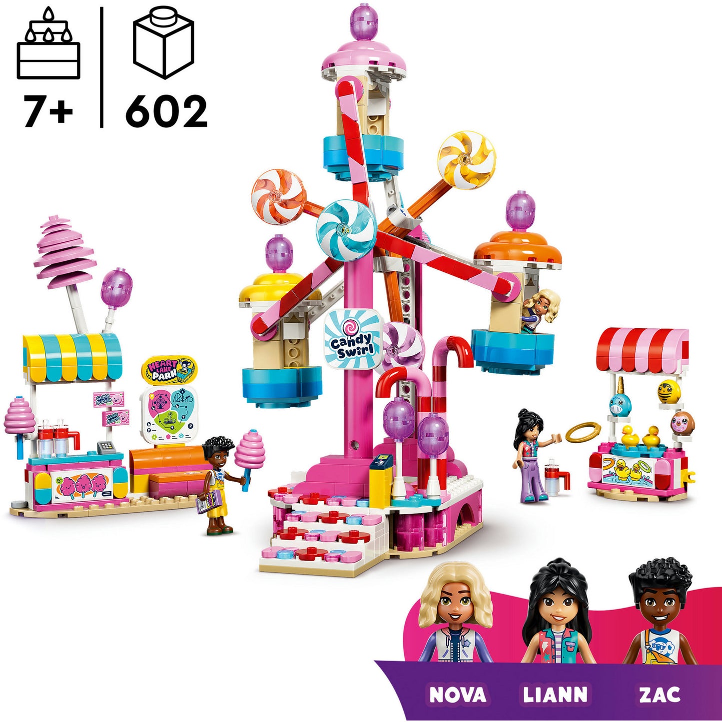42700 Friends Cupcake-Riesenrad, Konstruktionsspielzeug