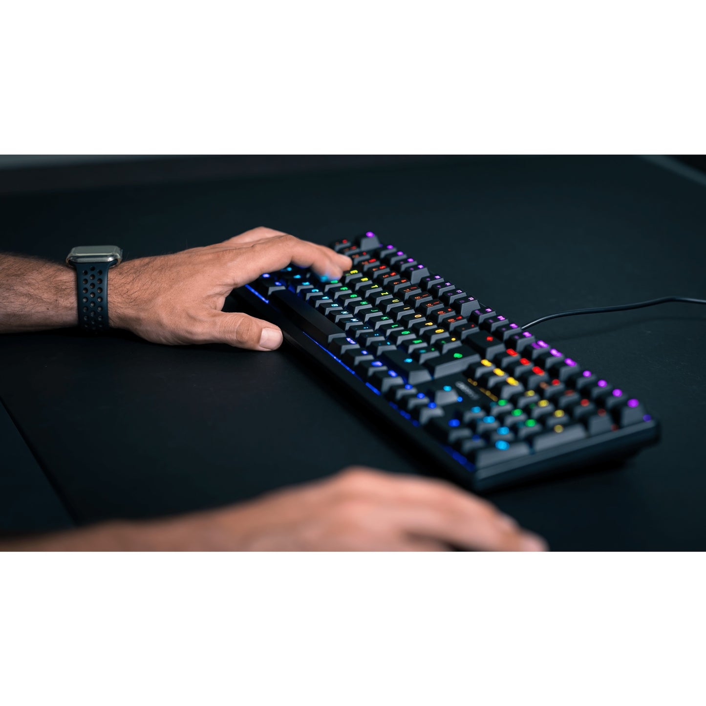 Cherry G80-3000N RGB (schwarz, DE-Layout, Cherry MX Silent Red)