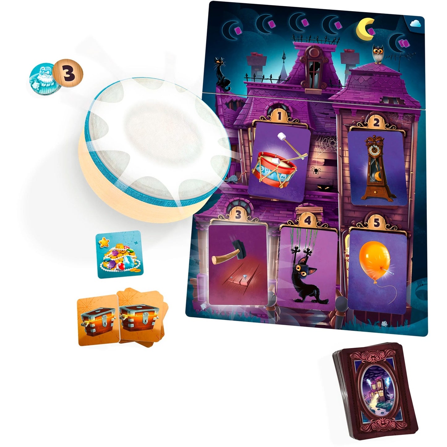 Asmodee Mysterium Kids: Der Schatz von Kapitän Buh, Brettspiel