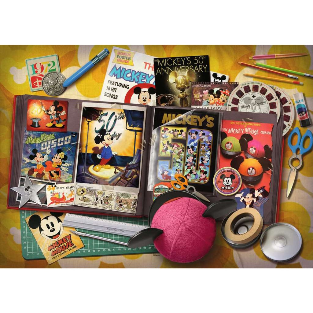 Ravensburger Puzzle 1970 Mickey Moments (1000 Teile)