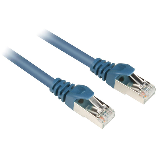 Sharkoon Patchkabel RJ45 Cat.6 SFTP (blau, 25 cm)