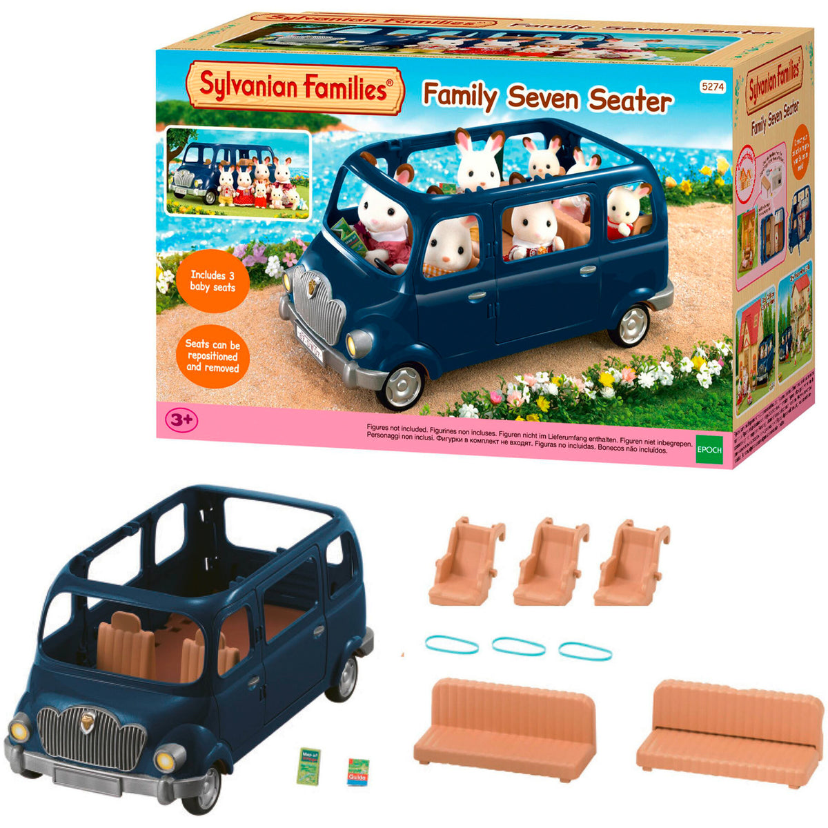 Sylvanian Families - Familien-Siebensitzer, Konstruktionsspielzeug