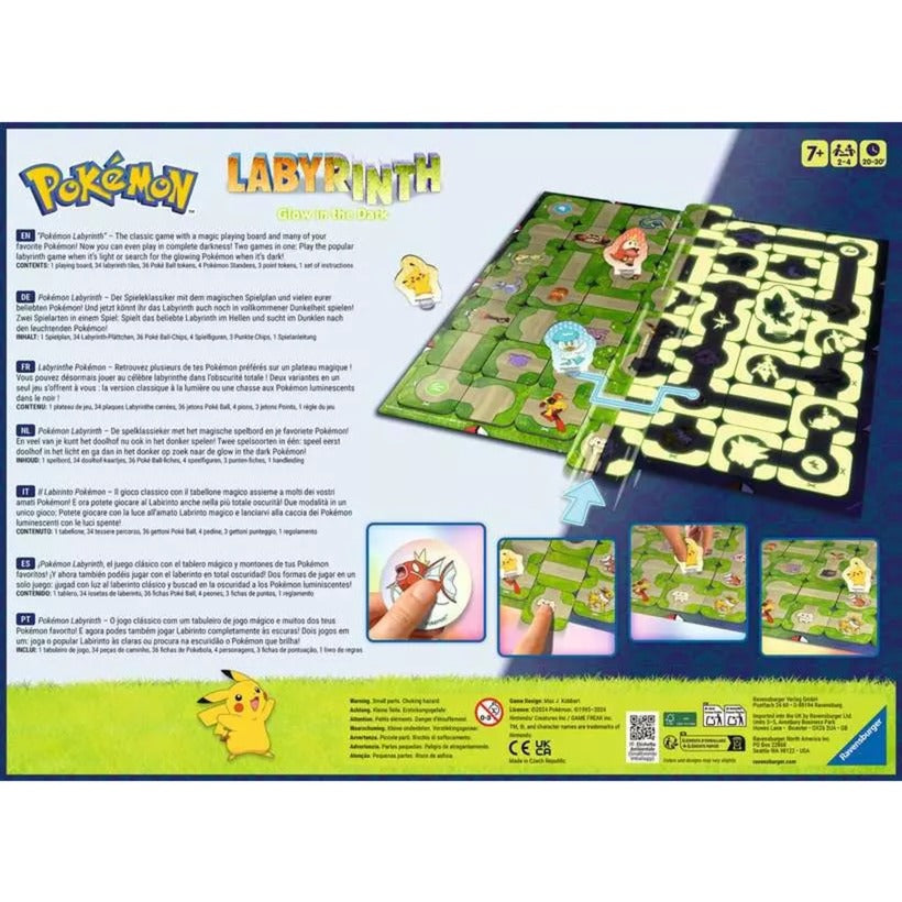 Ravensburger Pokémon Labyrinth Glow in the Dark, Brettspiel