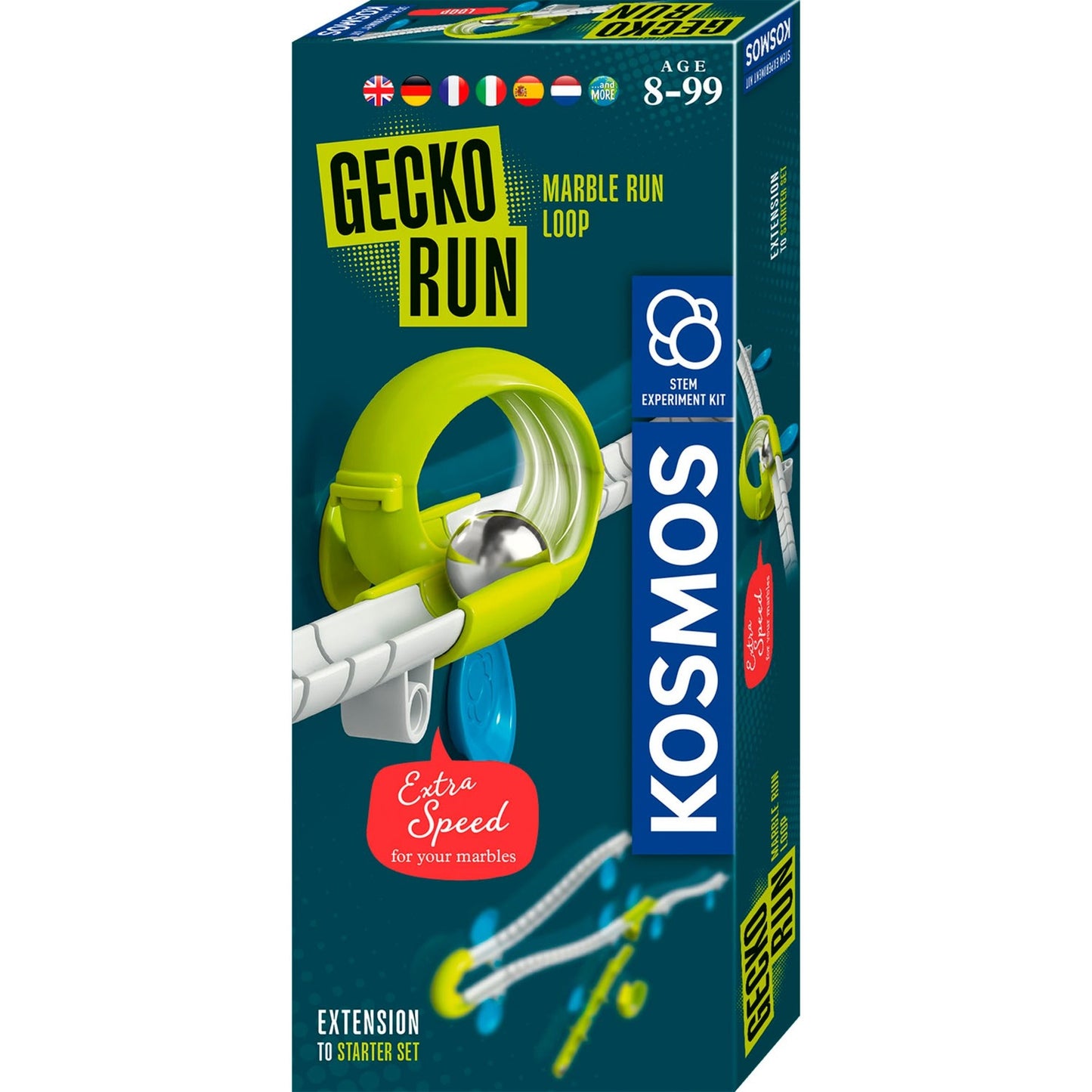 KOSMOS Gecko Run - Marble Run Loop V1, Kugelbahn