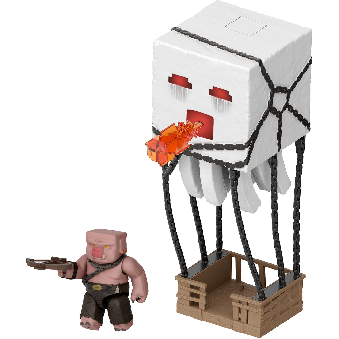 Minecraft Movie Ghast mit Feuerattacke, Spielfigur