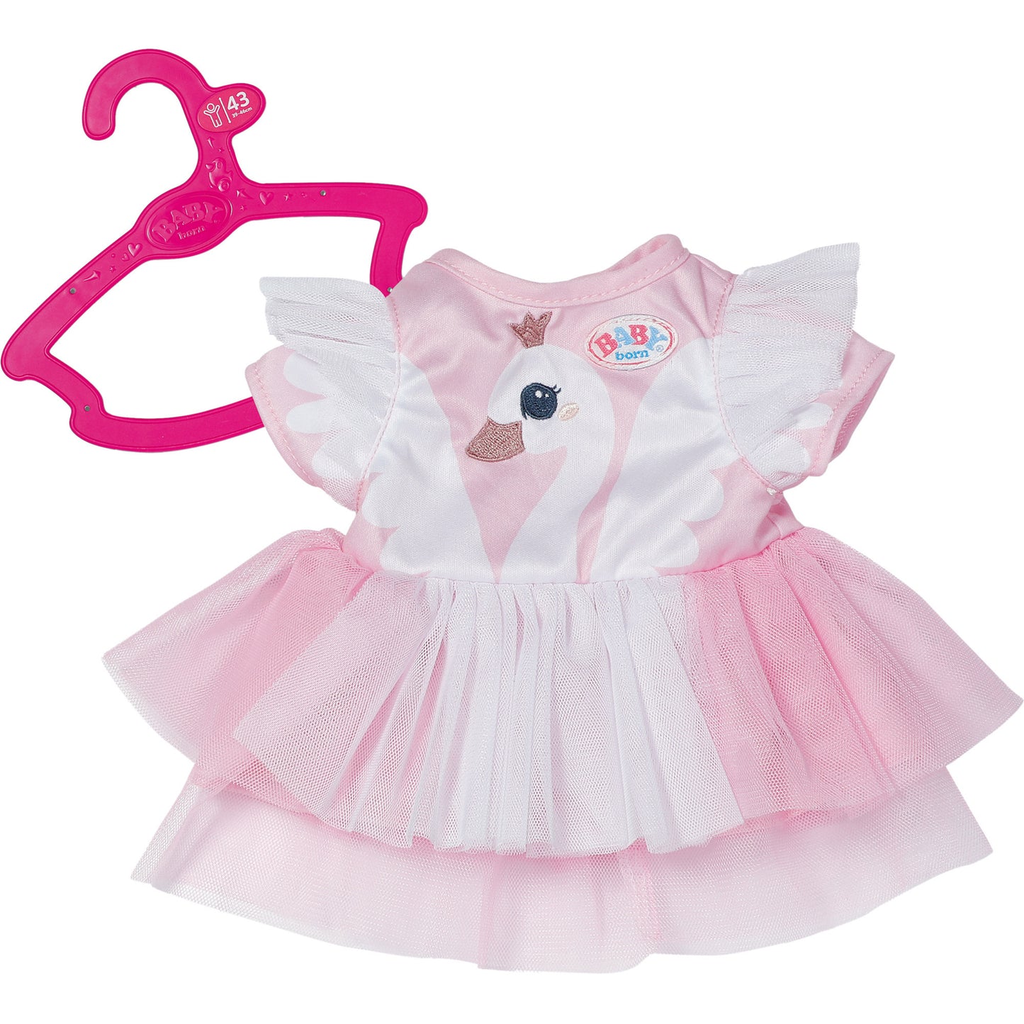 BABY born Kleid Schwan 43cm, Puppenzubehör