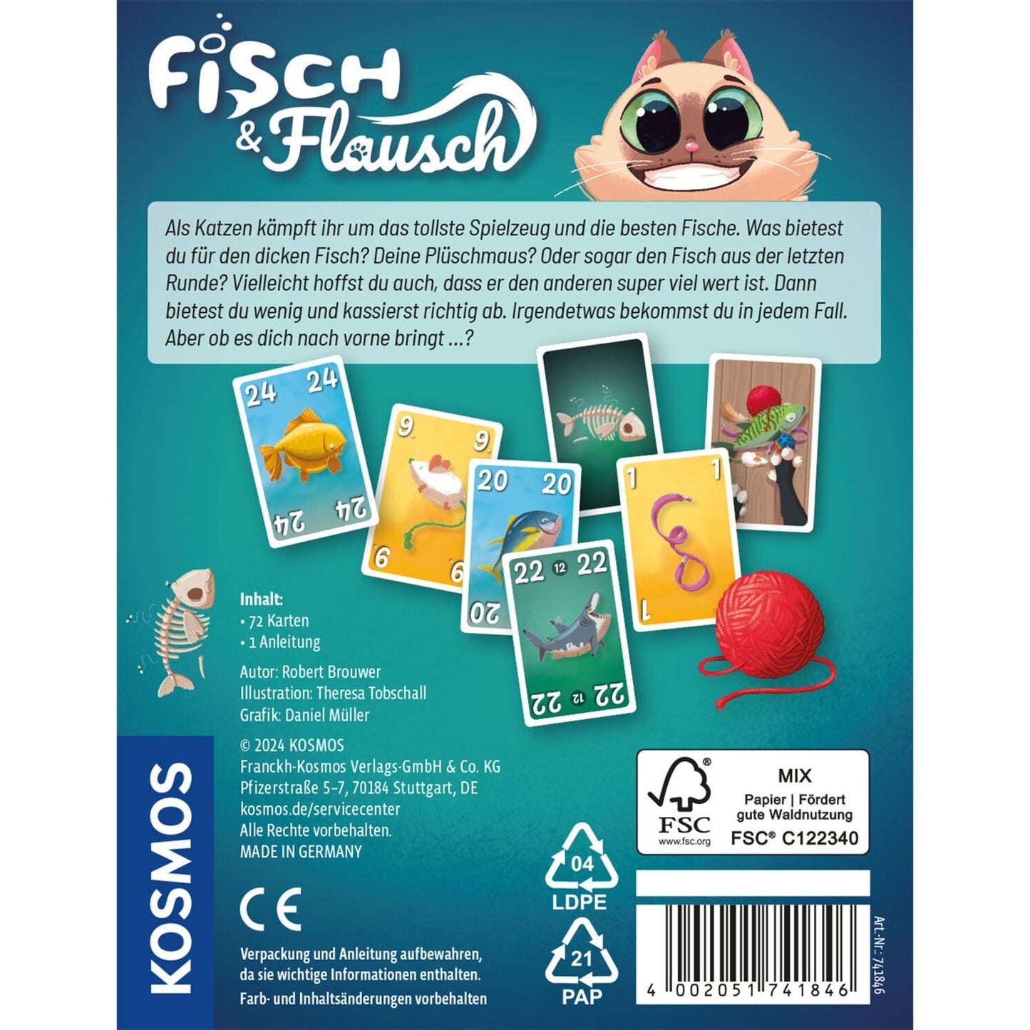 KOSMOS Fisch & Flausch, Kartenspiel