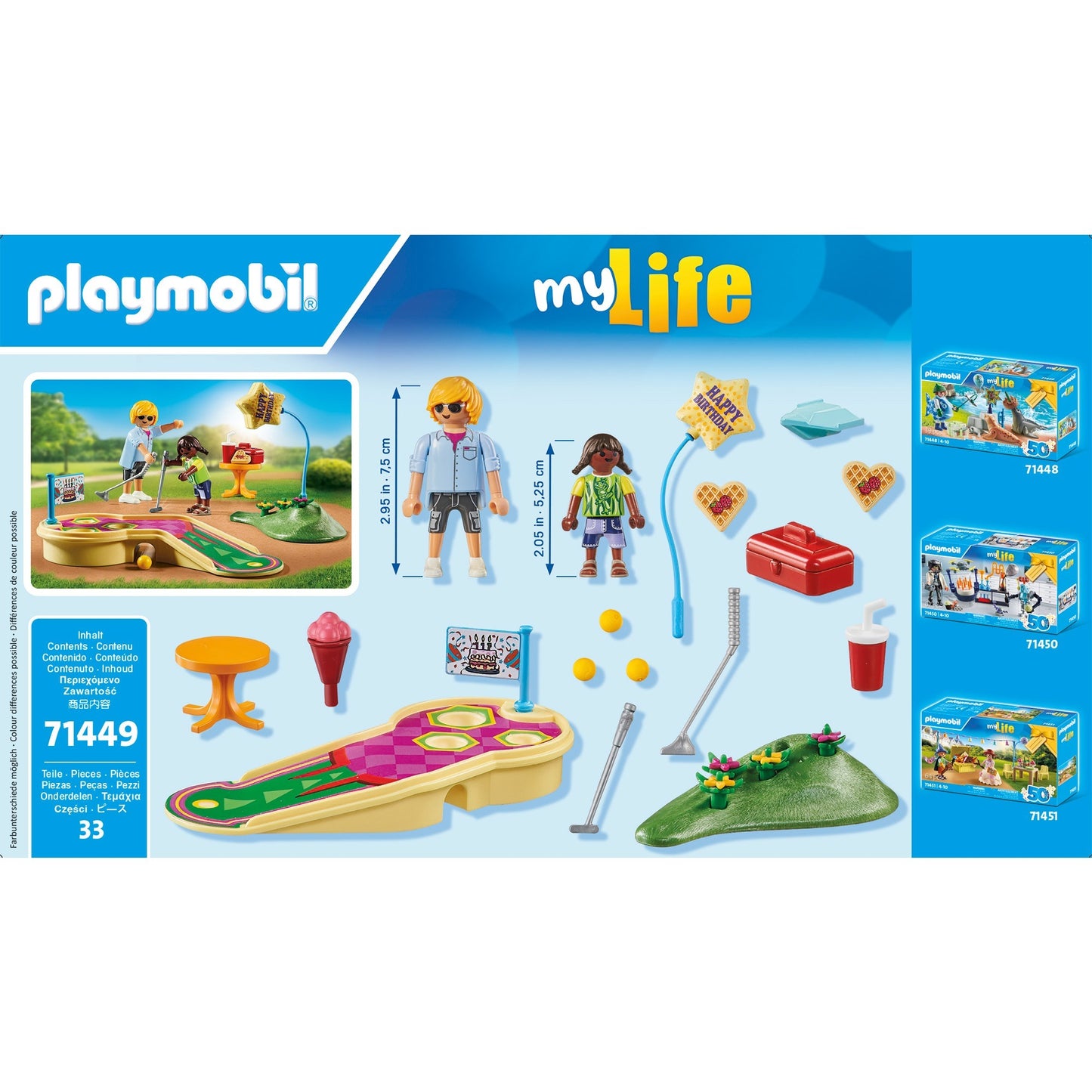 PLAYMOBIL 71449 City Life Minigolf, Konstruktionsspielzeug