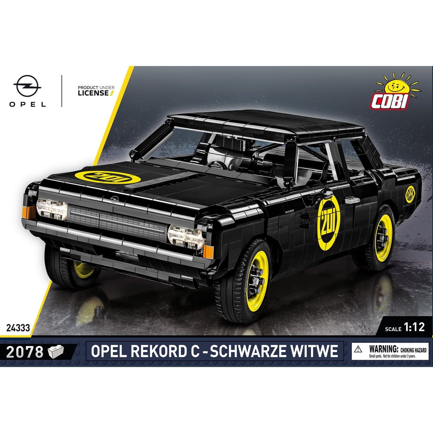 COBI Opel Rekord C "Schwarze Witwe", Konstruktionsspielzeug