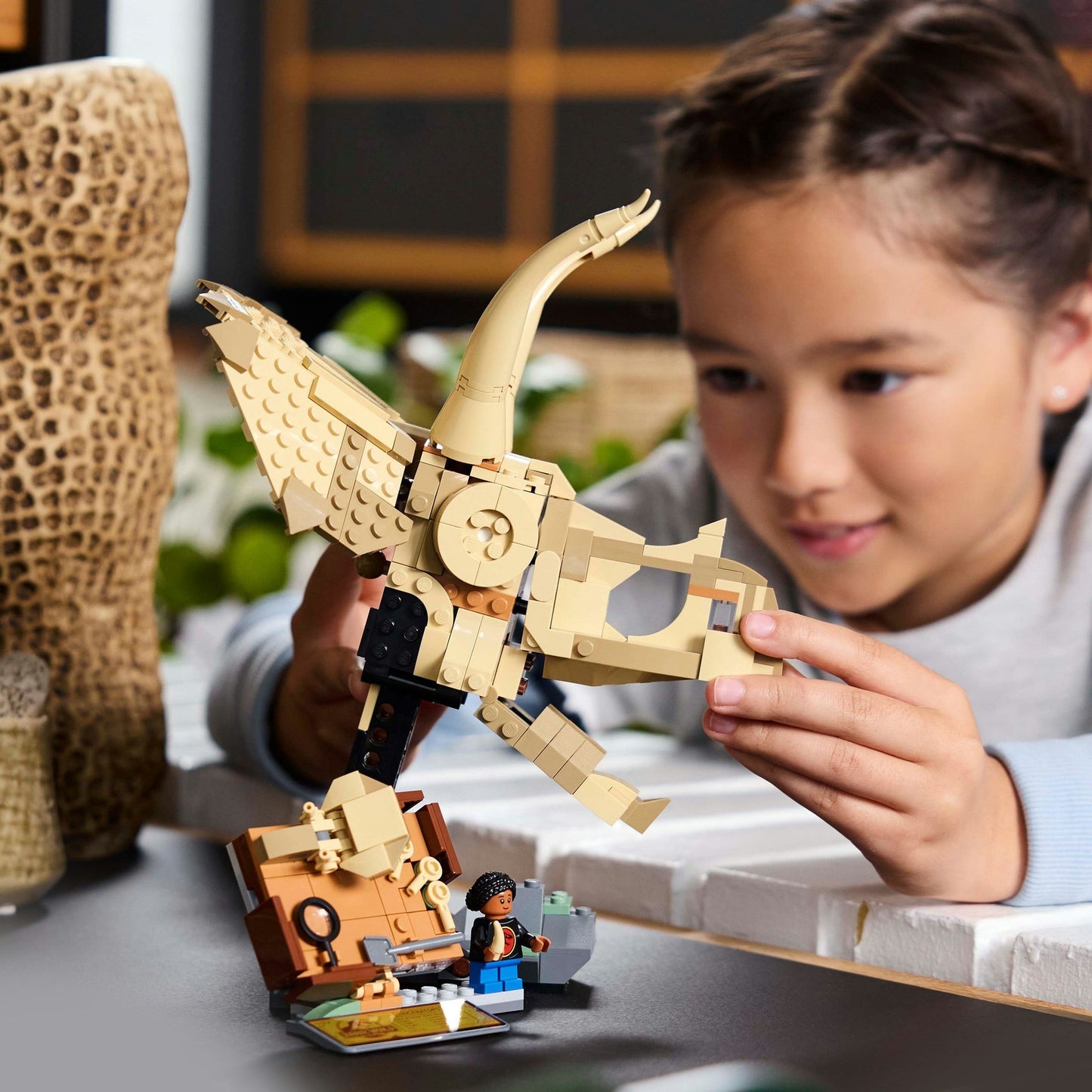 76969 Jurassic World Dinosaurier-Fossilien: Triceratops-Schädel, Konstruktionsspielzeug