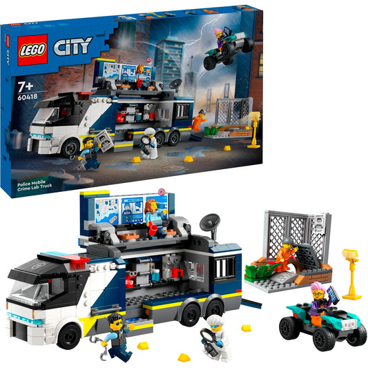 LEGO 60418 City Polizeitruck mit Labor, Konstruktionsspielzeug