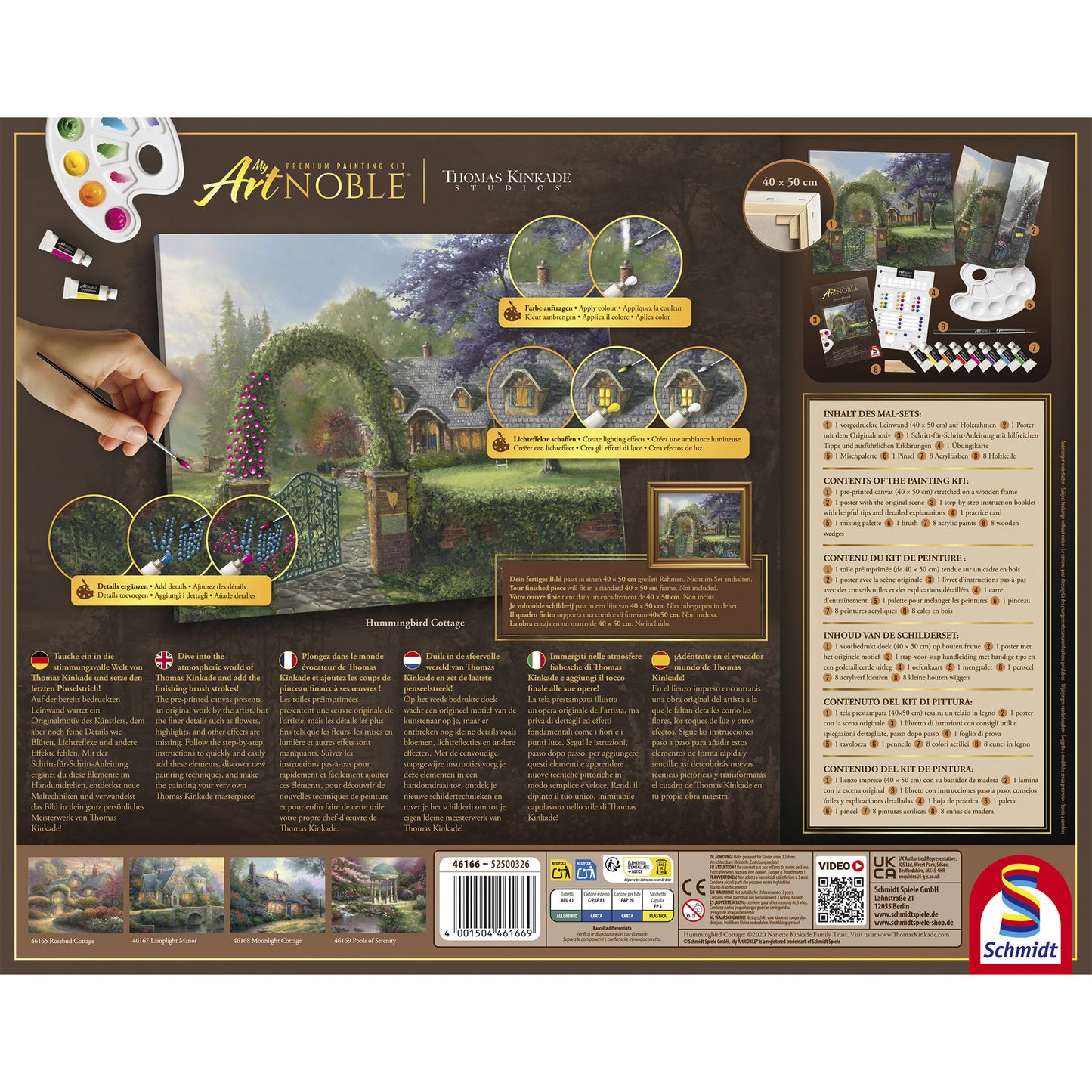 My ArtNOBLE Thomas Kinkade - Hummingbird Cottage, Malen