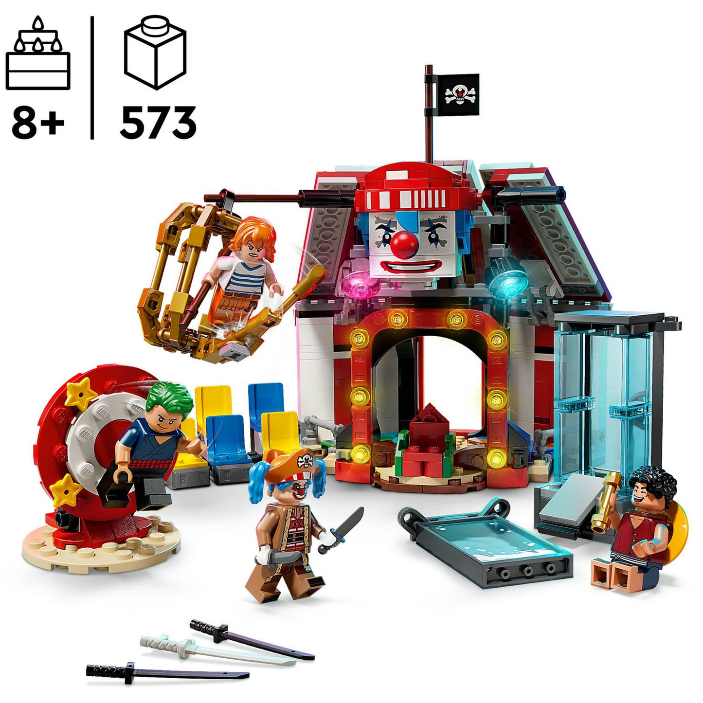 75637 One Piece Zirkuszelt von Buggy dem Clown, Konstruktionsspielzeug