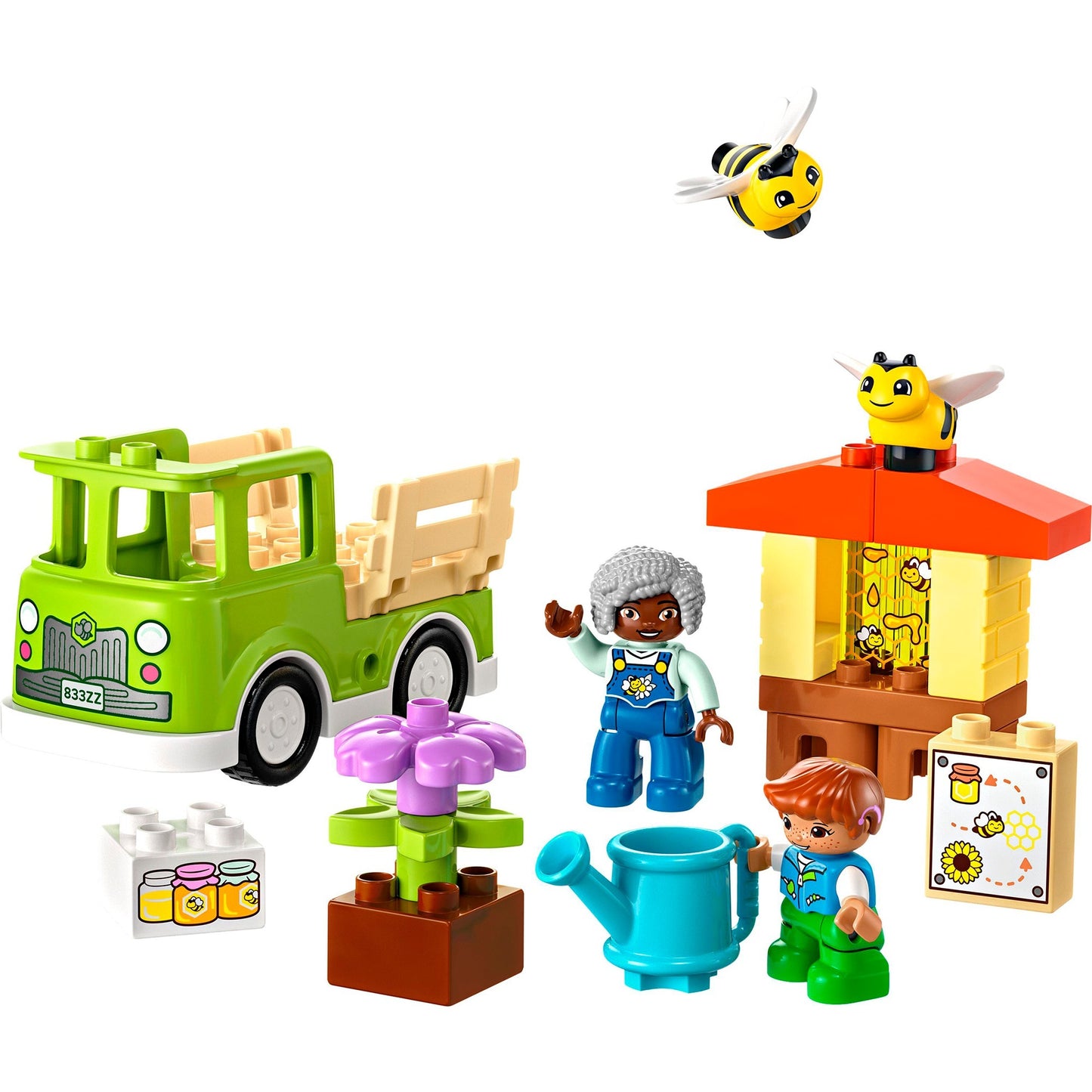 LEGO 10419 DUPLO Imkerei und Bienenstöcke, Konstruktionsspielzeug