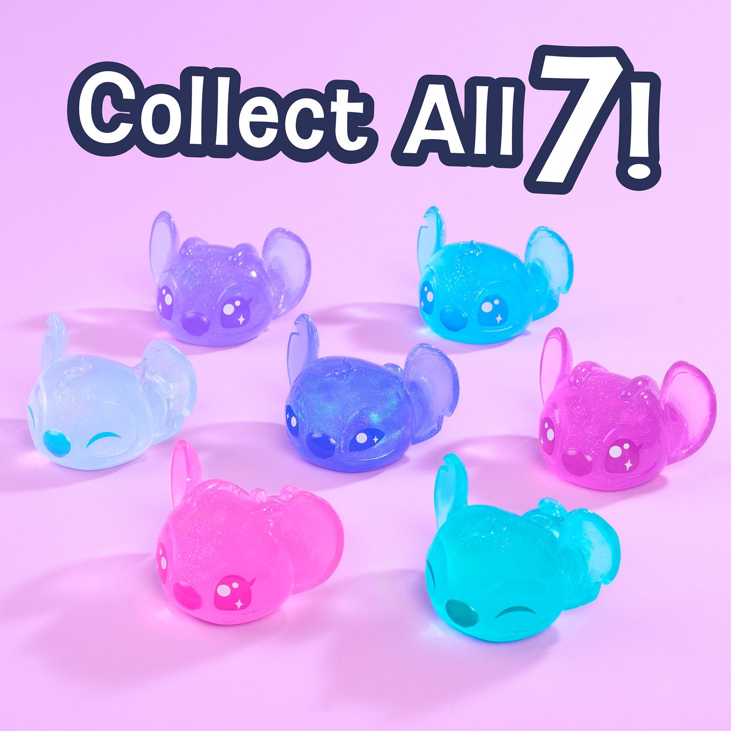 Disney Stitch Squish-A-Stitch Blind Capsule Figure, Spielfigur