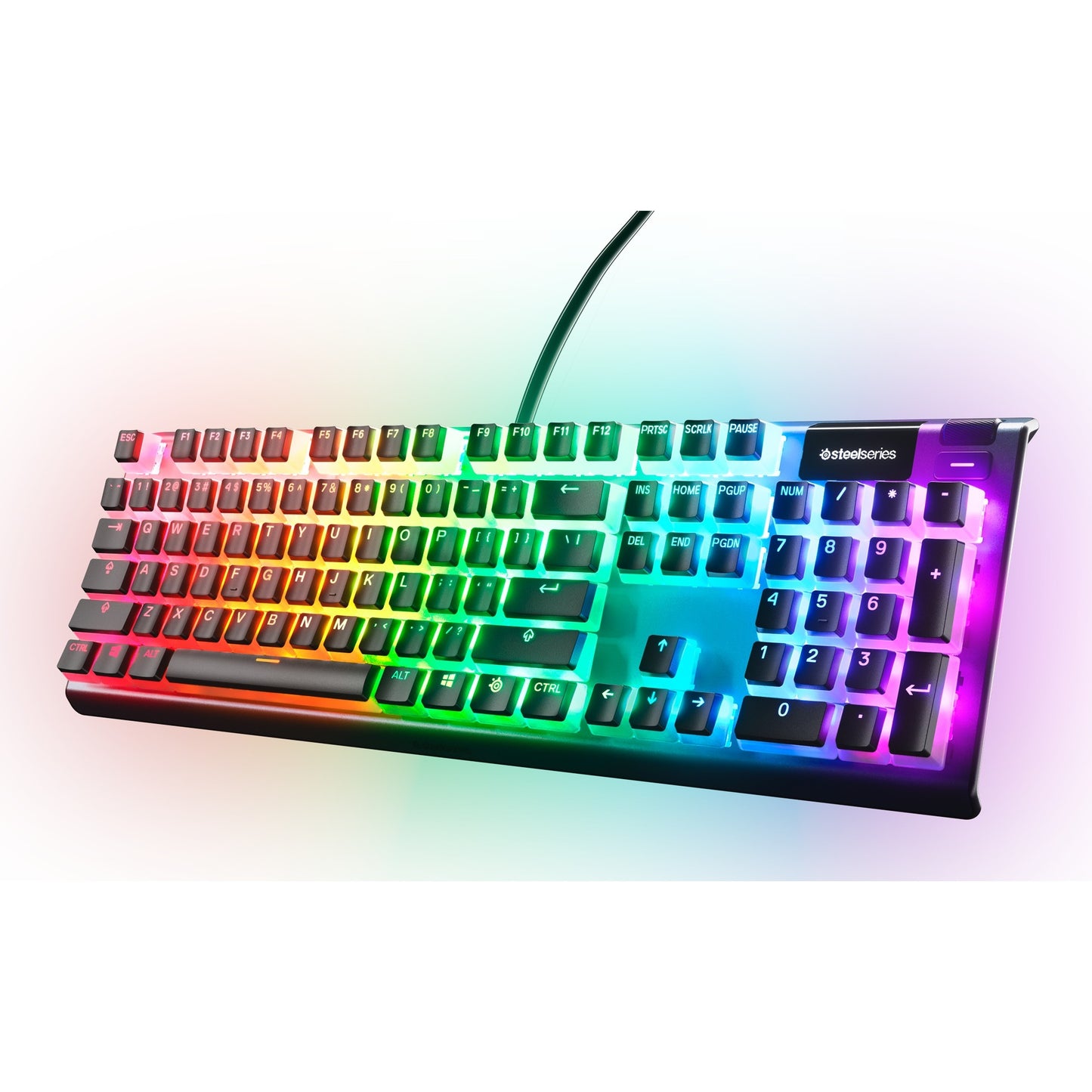 Steelseries PrismCaps (schwarz/transparent, DE-Layout)