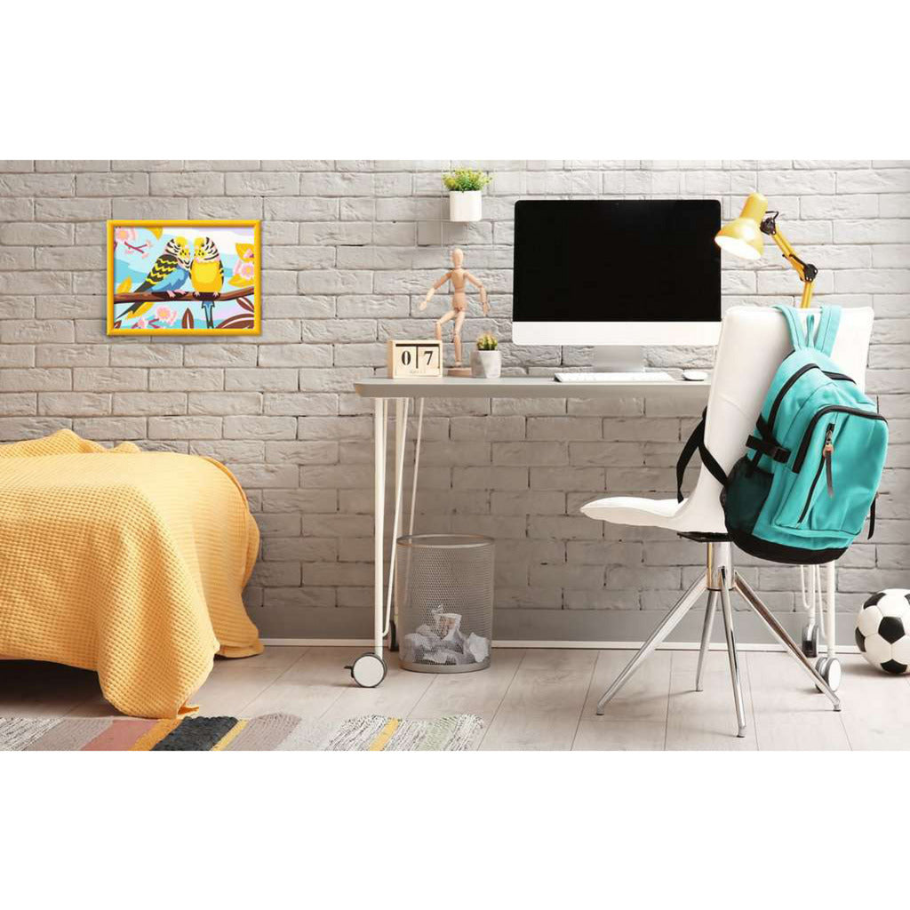CreArt - Bunte Wellensittiche, Malen