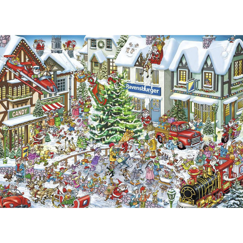Puzzle Ray Nicholson: Wimmelbild Weihnachten