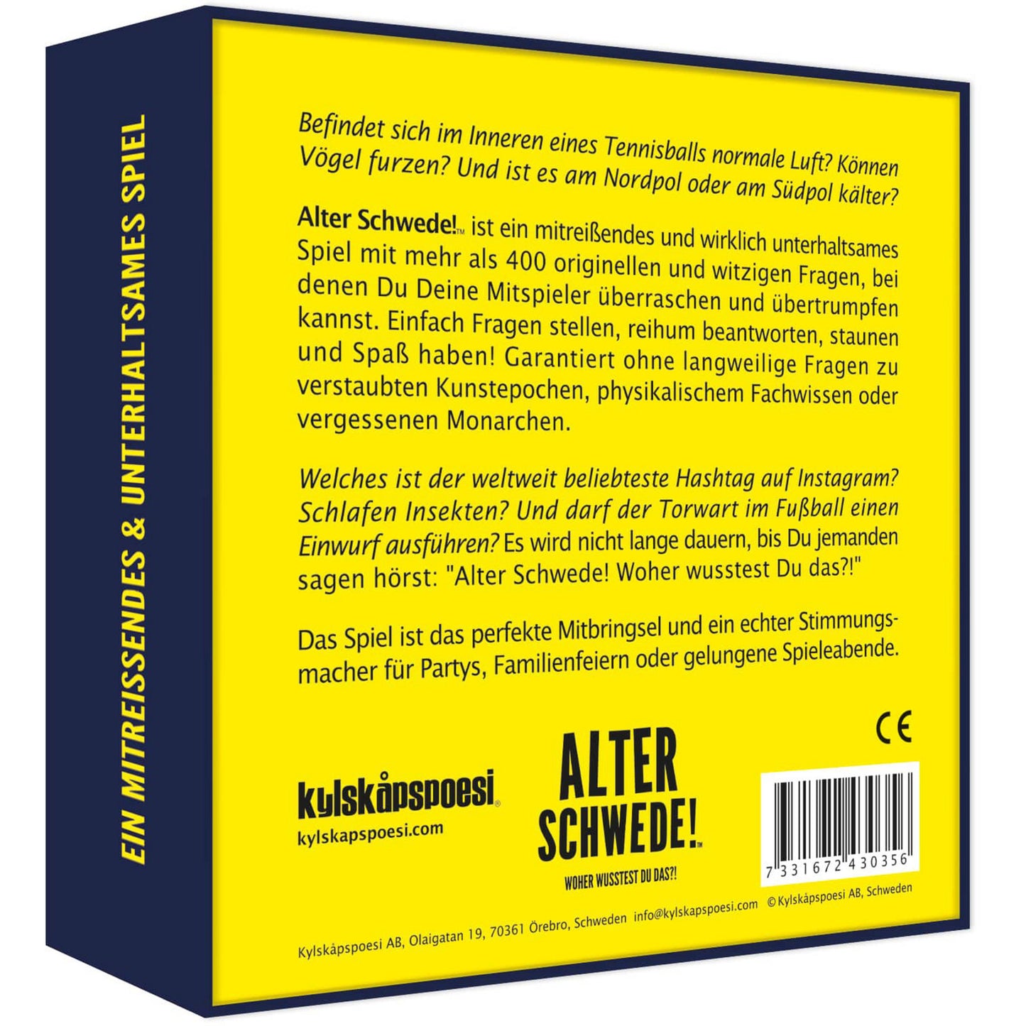 Alter Schwede! - Woher wusstest du das!?, Quizspiel