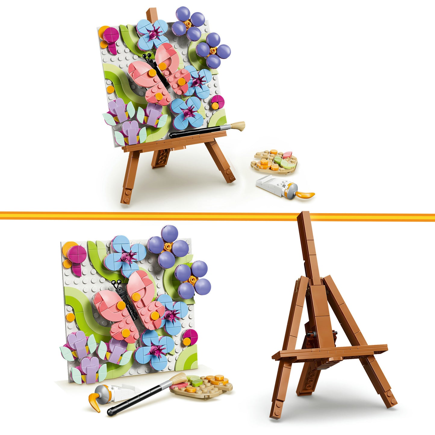 31390 Creator 3-in-1 Deko-Blumengemälde, Konstruktionsspielzeug