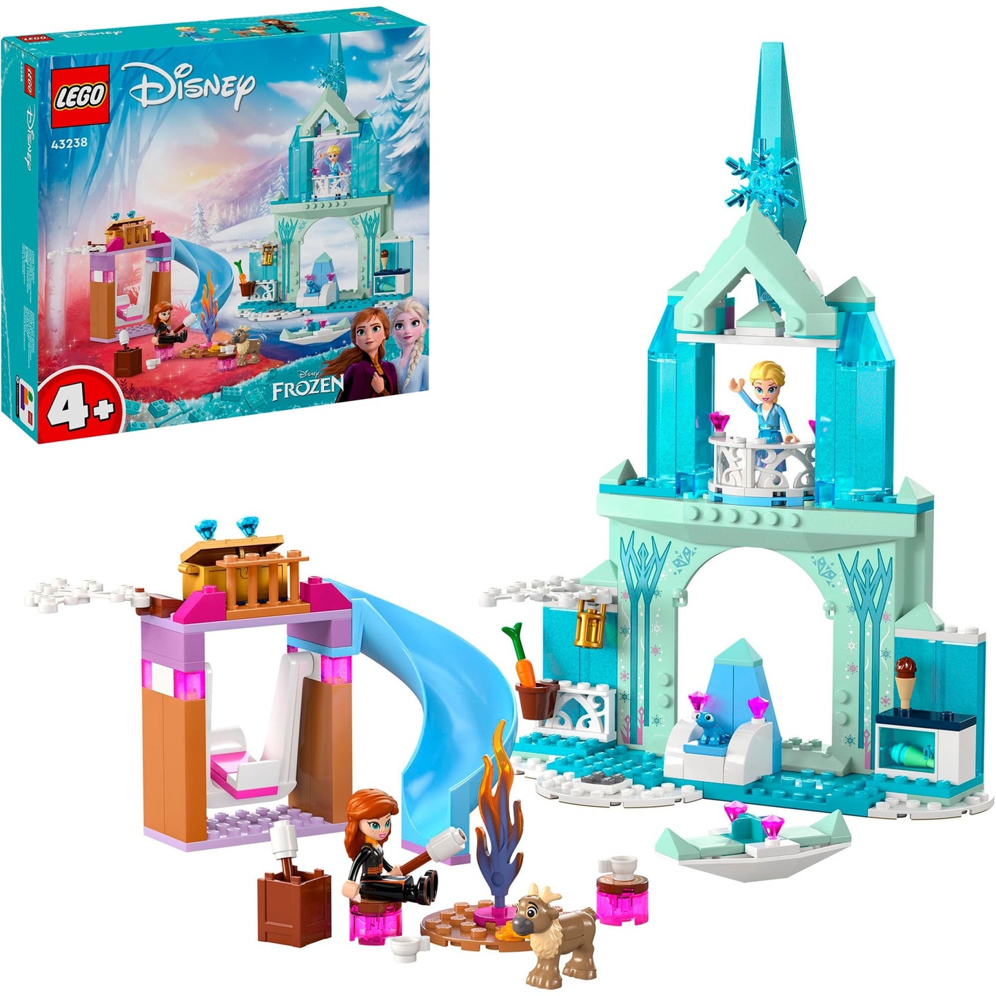 LEGO 43238 Disney Princess Elsas Eispalast, Konstruktionsspielzeug