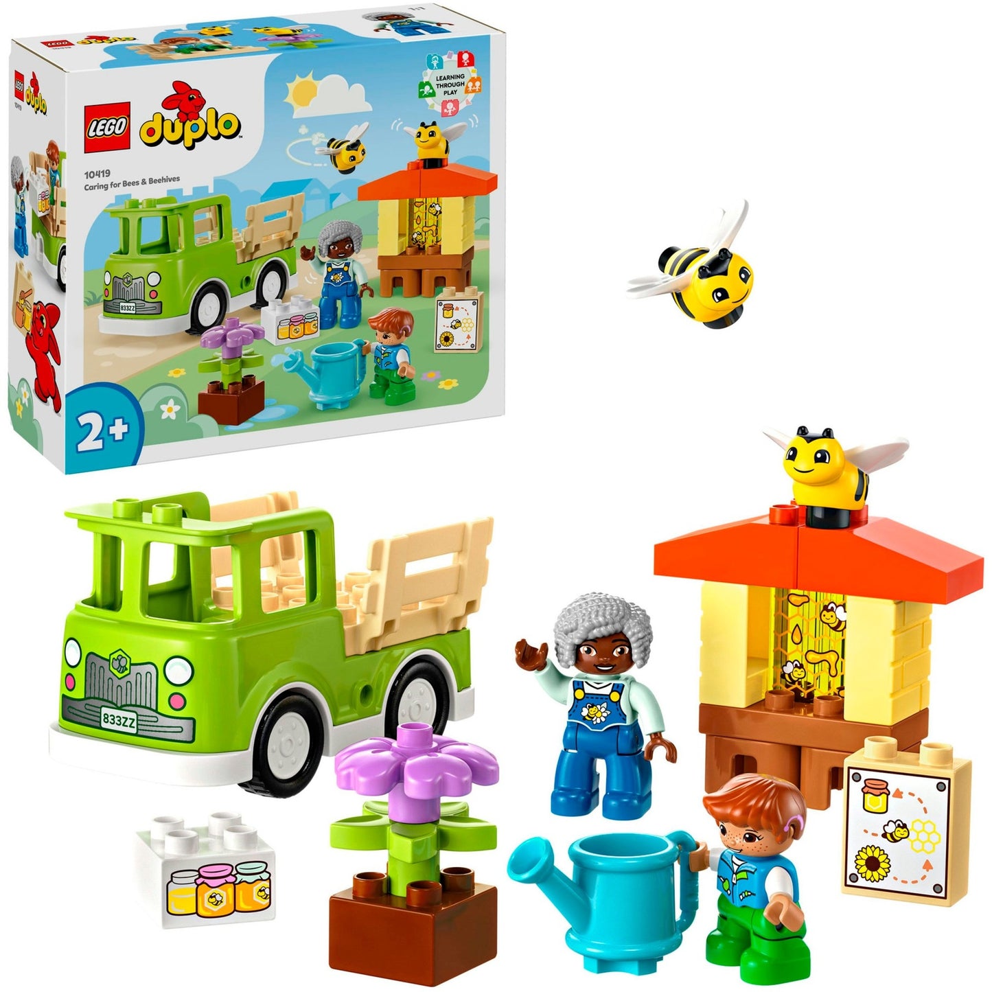 LEGO 10419 DUPLO Imkerei und Bienenstöcke, Konstruktionsspielzeug