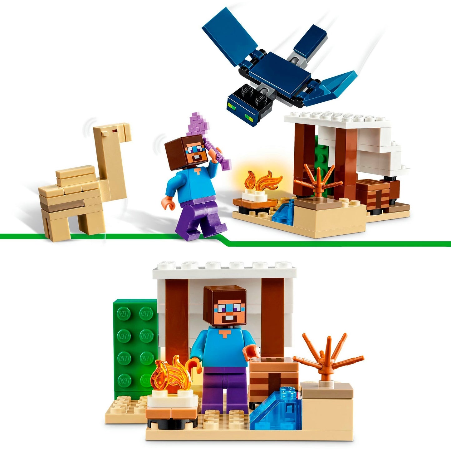 LEGO 21251 Minecraft Steves Wüstenexpedition, Konstruktionsspielzeug