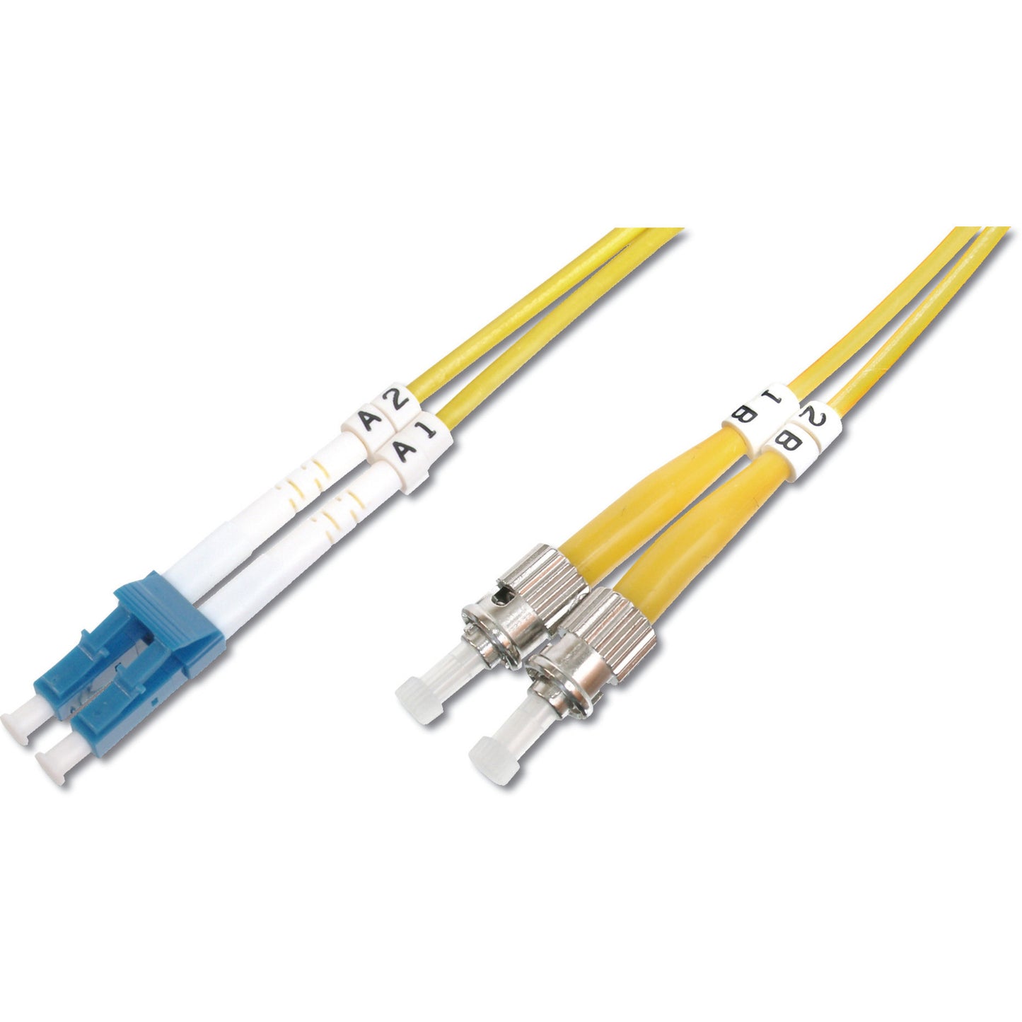 LWL Patchkabel, Duplex, LC > ST Stecker, Singlemode OS2
