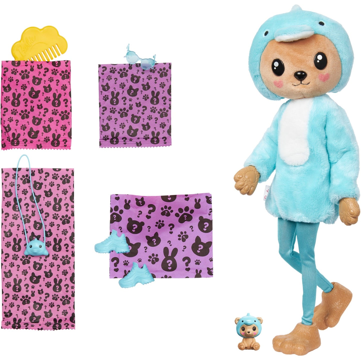 Barbie Barbie Cutie Reveal Costume Cuties Serie - Teddy Dolphin