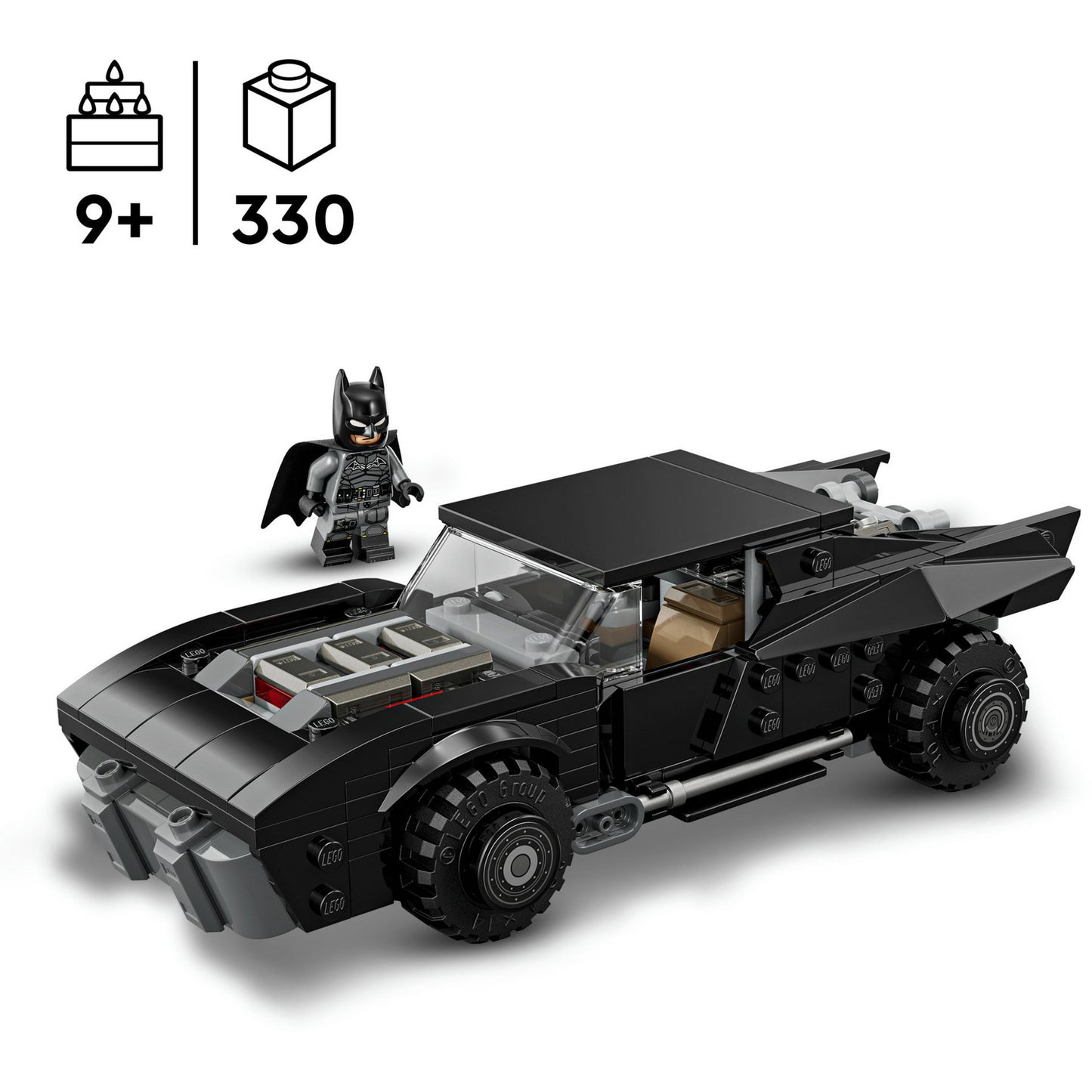 76332 DC Super Heroes The Batman: Batmobil, Konstruktionsspielzeug