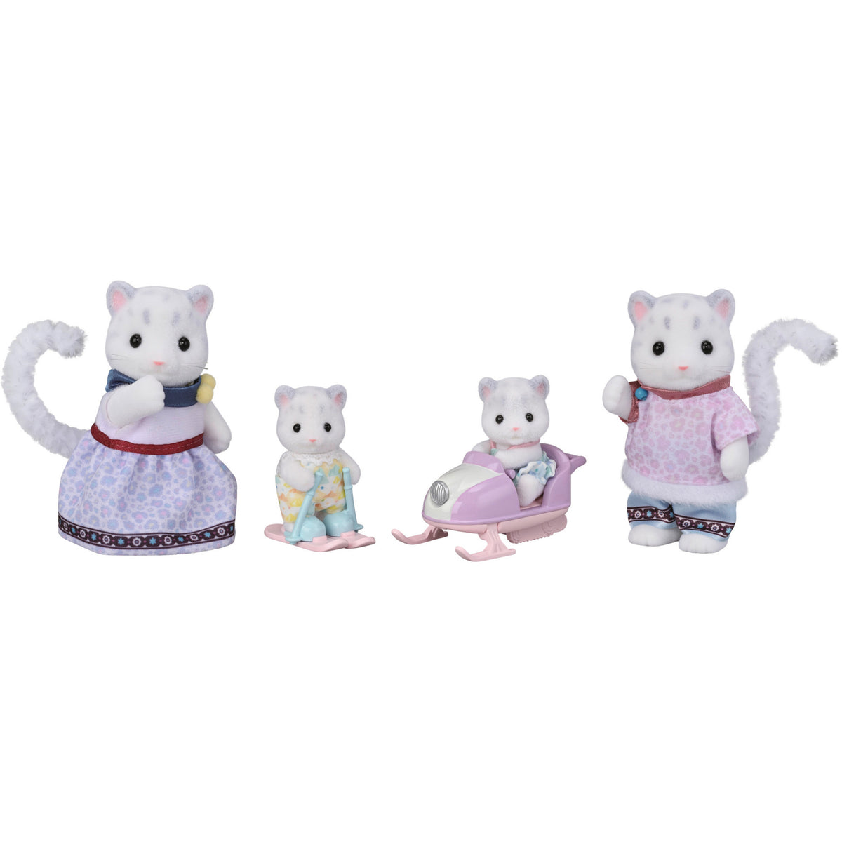 Sylvanian Families - Schneeleoparden Familie, Konstruktionsspielzeug