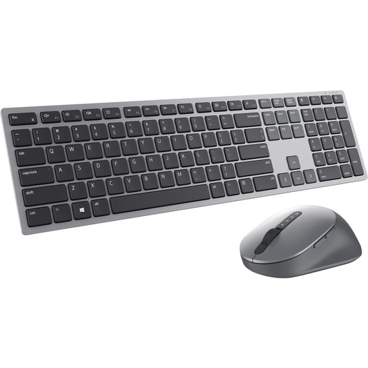 Dell Premier-Mehrgeräte-Wireless-Tastatur und -Maus (KM7321W) (titan/schwarz, DE-Layout, Scherenmechanik)