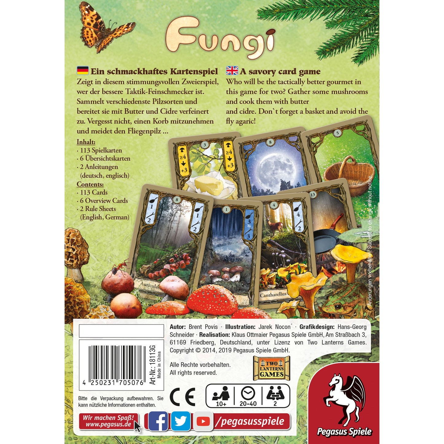 Fungi, Kartenspiel