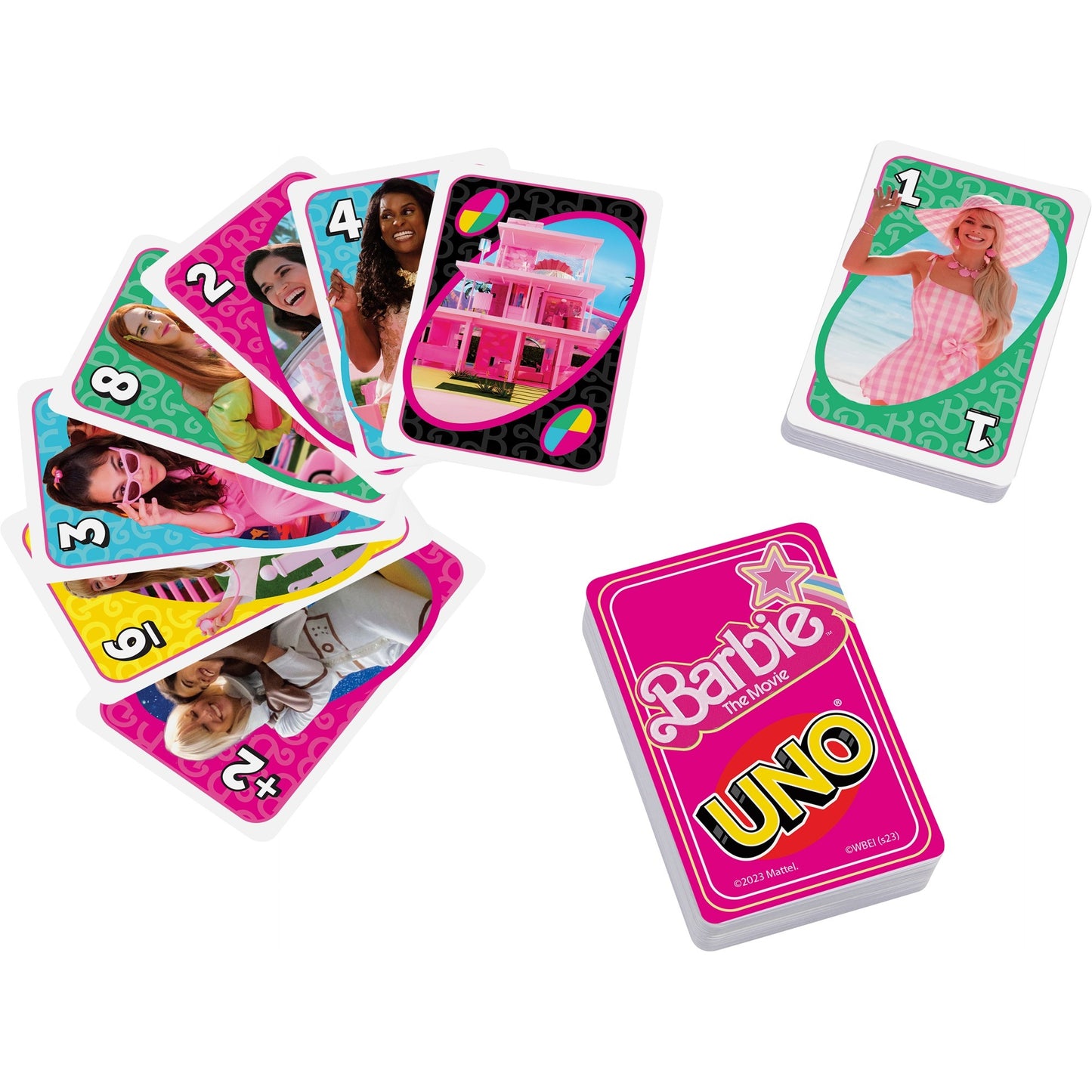 Mattel Games UNO Barbie The Movie, Kartenspiel