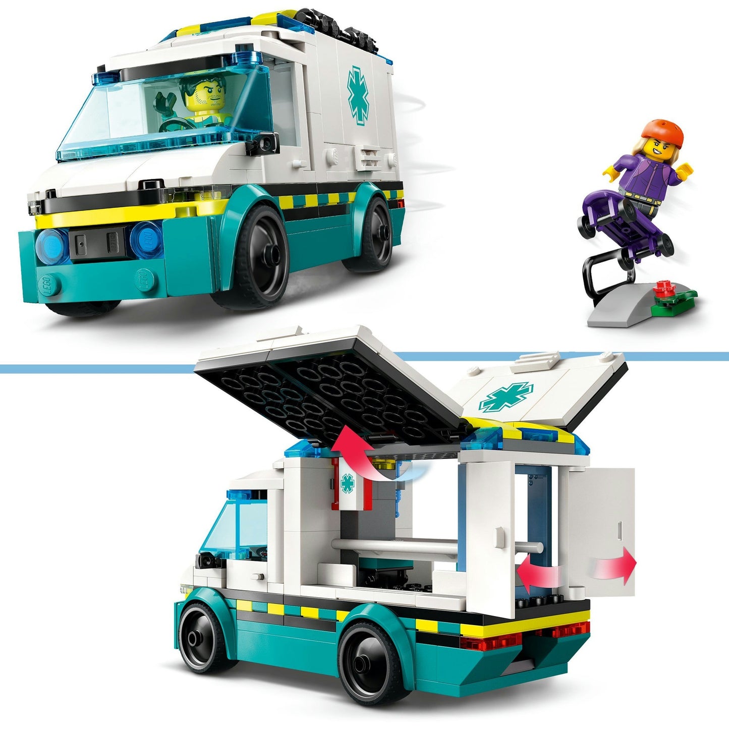 60451 City Rettungswagen, Konstruktionsspielzeug