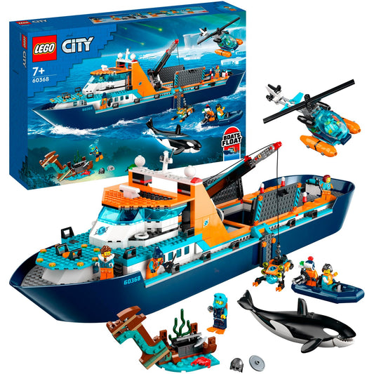 LEGO 60368 City Arktis-Forschungsschiff, Konstruktionsspielzeug