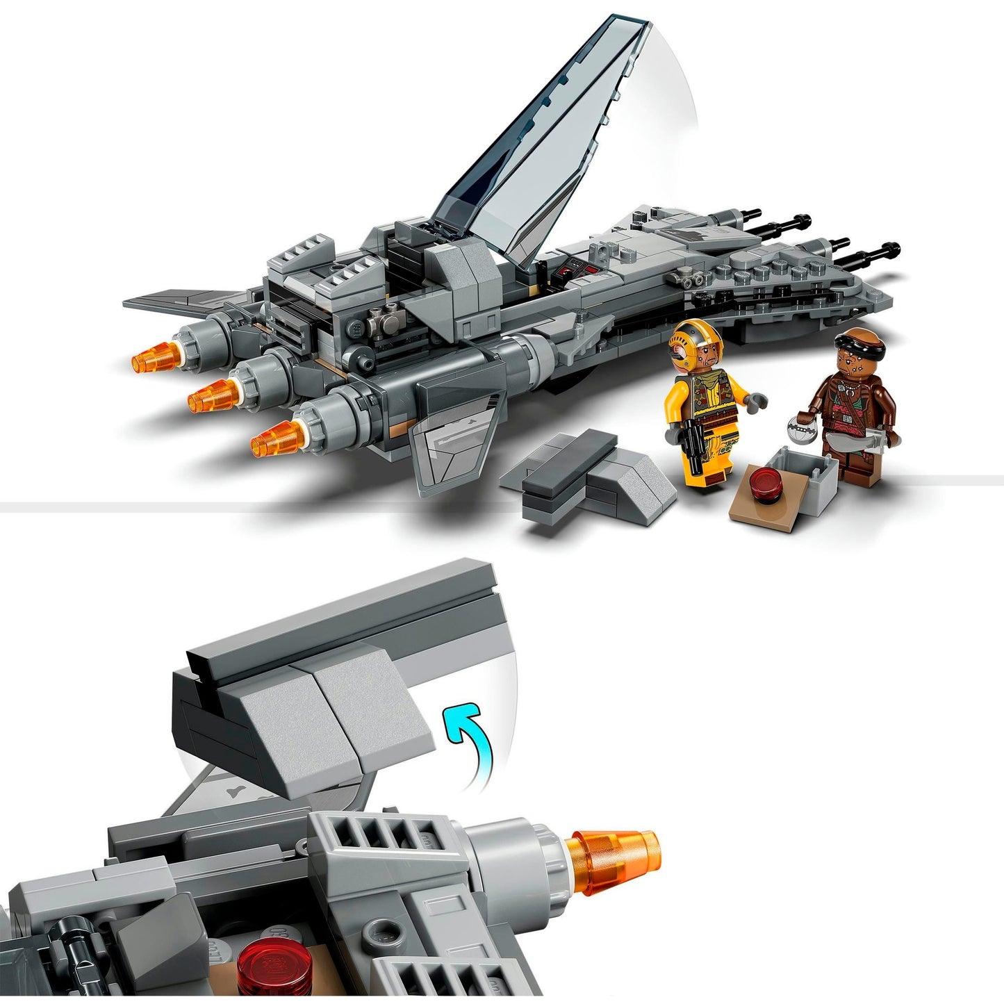 LEGO 75346 Star Wars Snubfighter der Piraten, Konstruktionsspielzeug