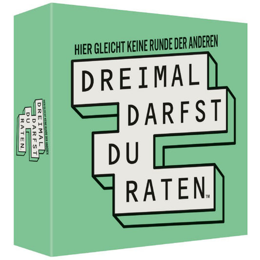Dreimal darfst du raten - Hier gleicht keine Runde der Anderen, Partyspiel