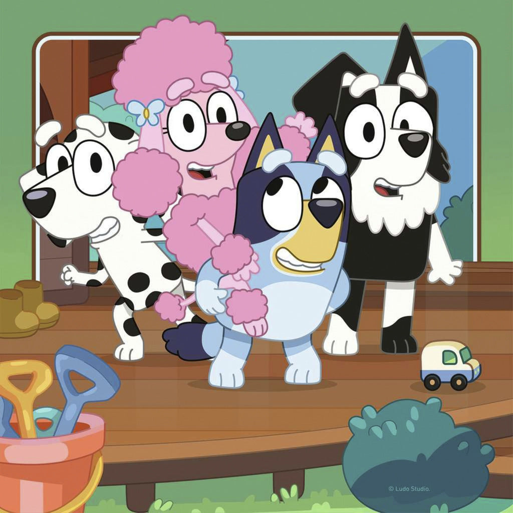 Kinderpuzzle Bluey - Erinnerungen schaffen