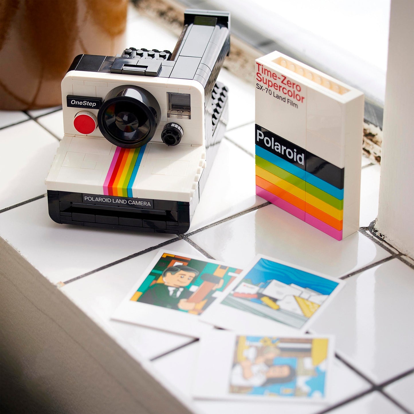 LEGO 21345 Ideas Polaroid OneStep SX-70 Sofortbildkamera, Konstruktionsspielzeug