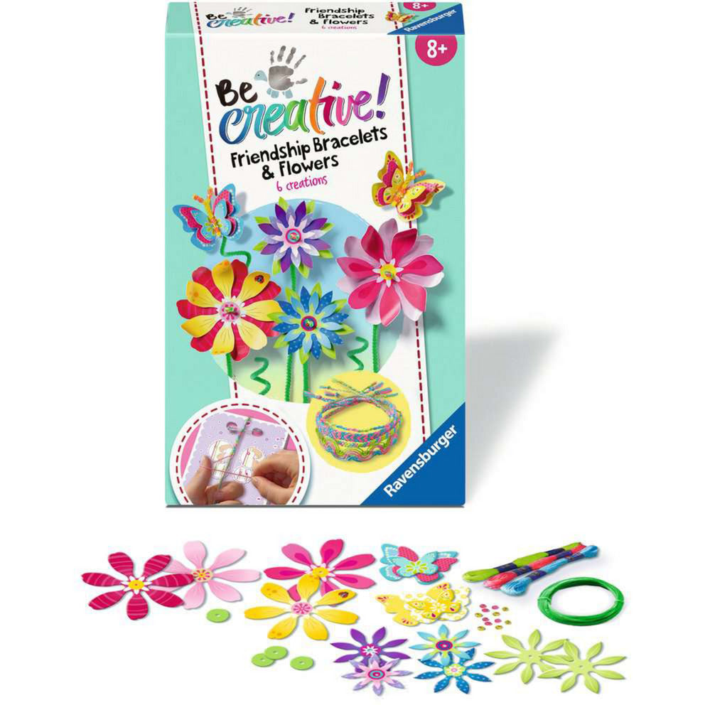 BeCreative - Freundschaftsbändchen & Blumen, Basteln