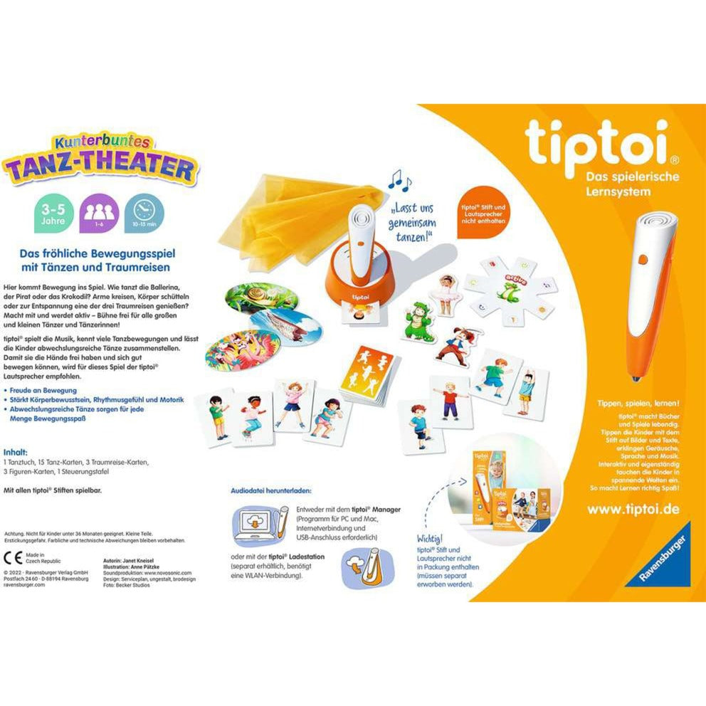 Ravensburger tiptoi ACTIVE Kunterbuntes Tanz-Theater