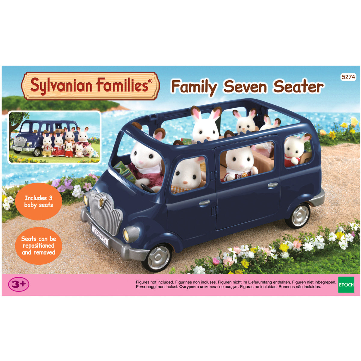Sylvanian Families - Familien-Siebensitzer, Konstruktionsspielzeug