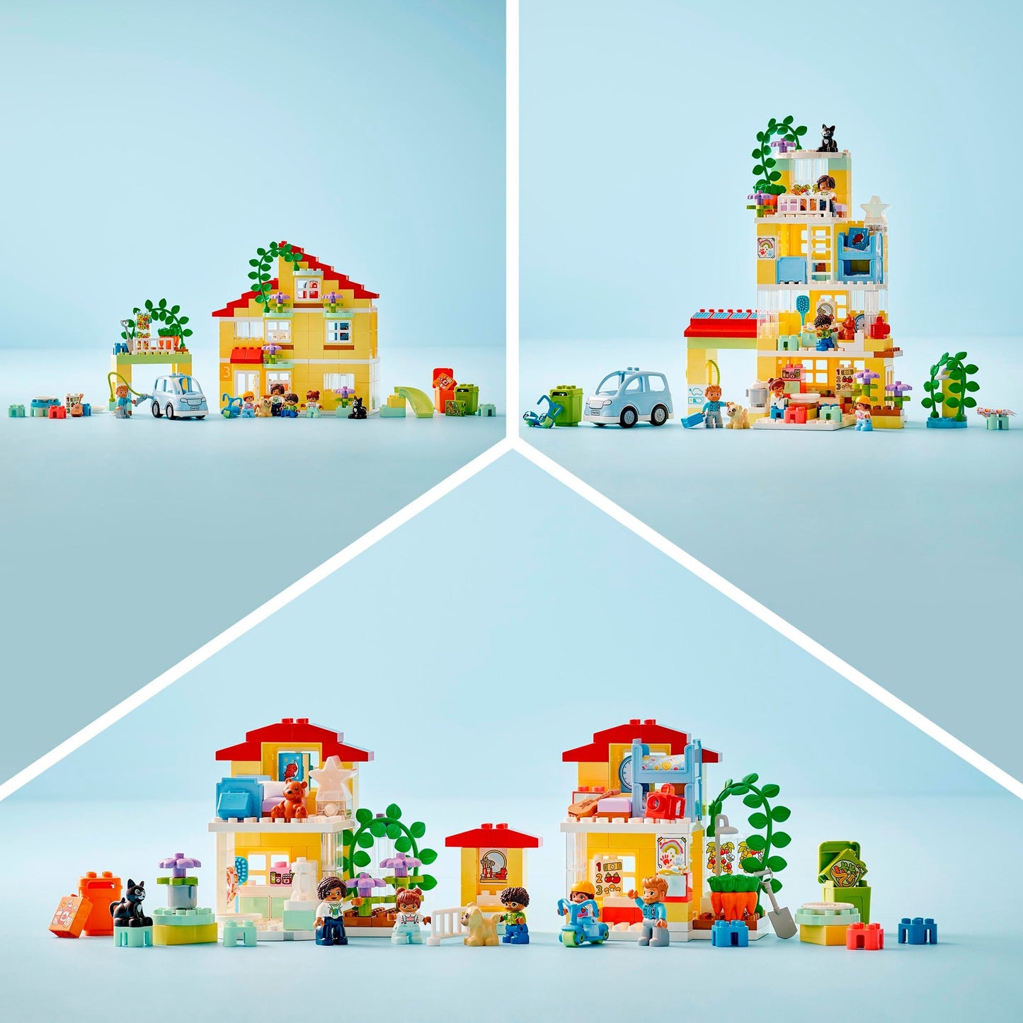 LEGO 10994 DUPLO 3-in-1-Familienhaus, Konstruktionsspielzeug