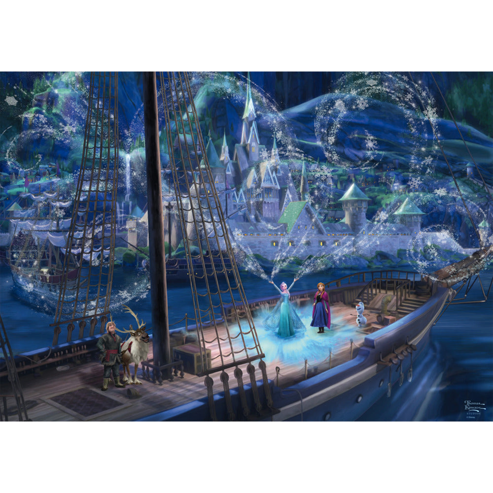 Thomas Kinkade Studios: Disney - Frozen Love and Magic, Puzzle