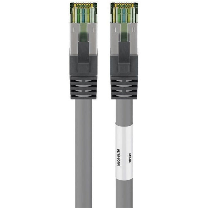 Goobay CAT 8.1 Patchkabel, S/FTP (PiMF) (grau, 2 Meter)
