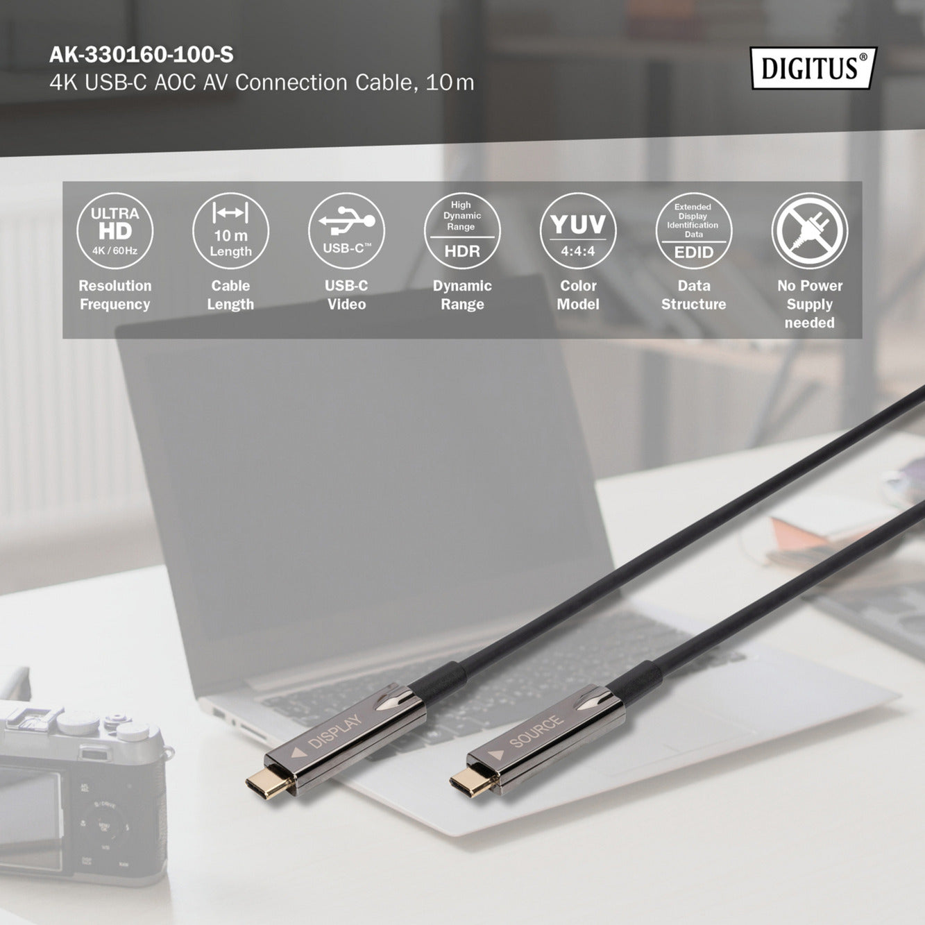 4K USB-C AOC AV-Anschlusskabel