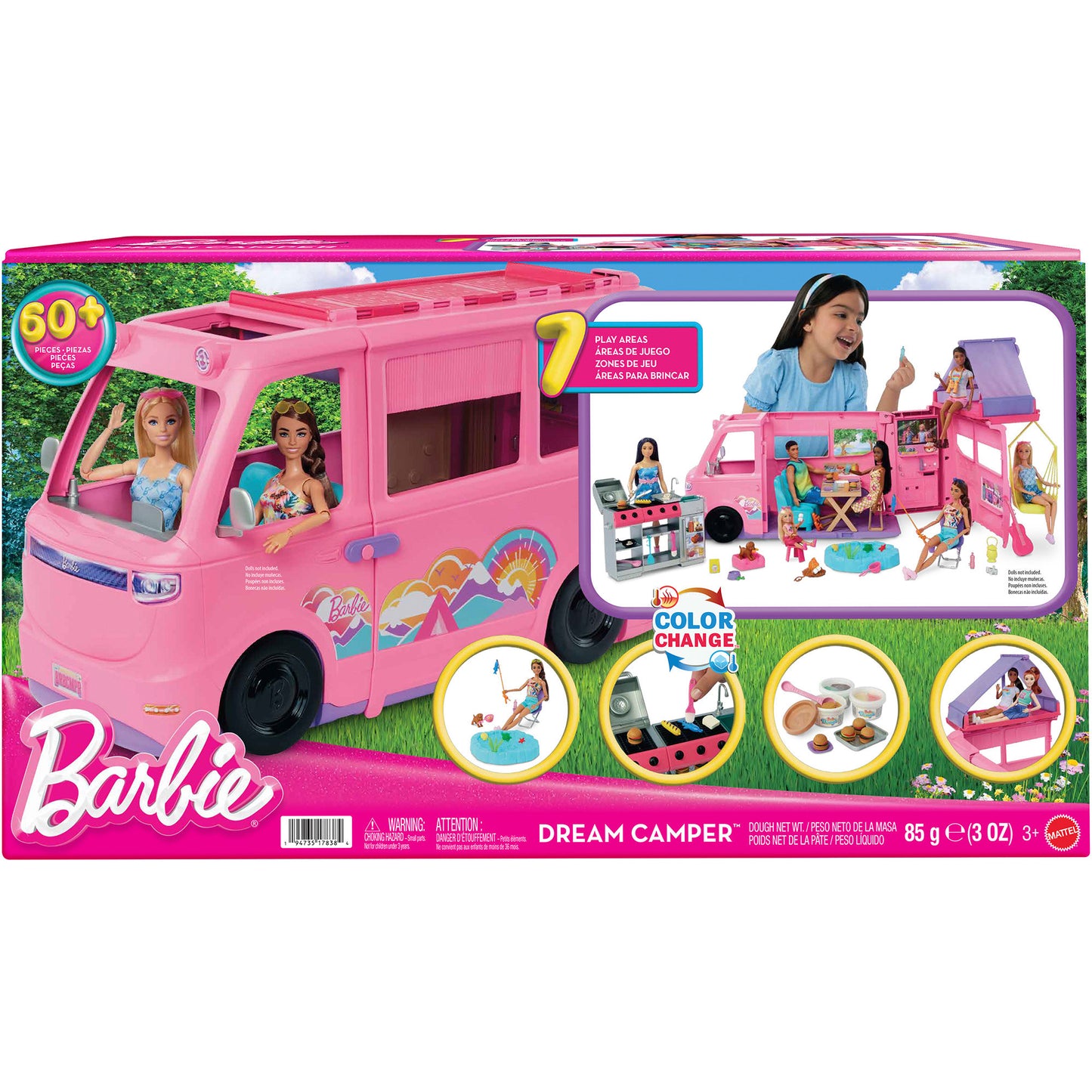 Barbie Super Abenteuer-Camper Spielset, Spielfahrzeug