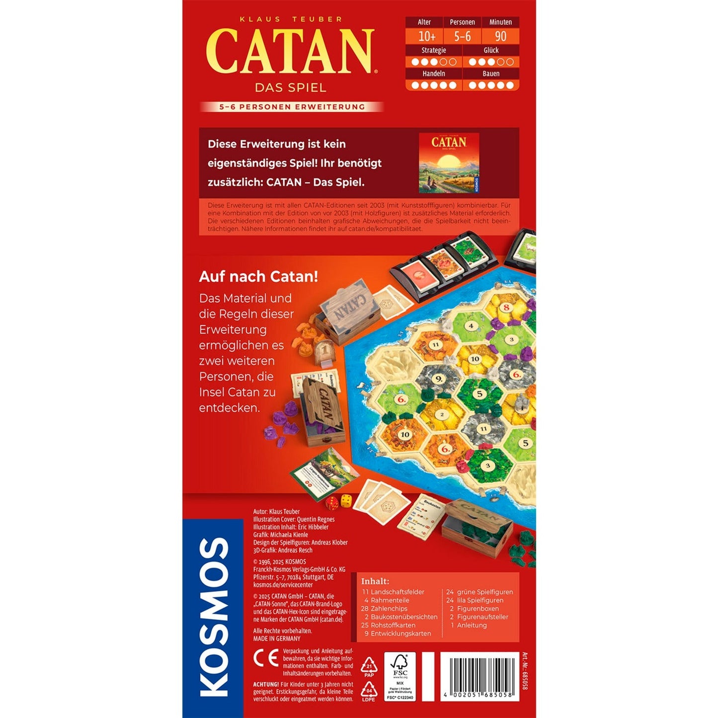 CATAN - Das Spiel 5-6 Personen Erweiterung, Brettspiel