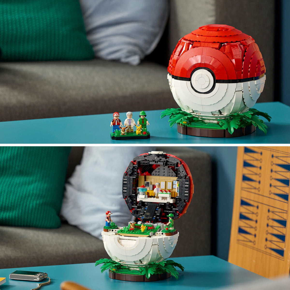 72154 Pokéball mit Beeindruckenden Trainermomenten, Konstruktionsspielzeug
